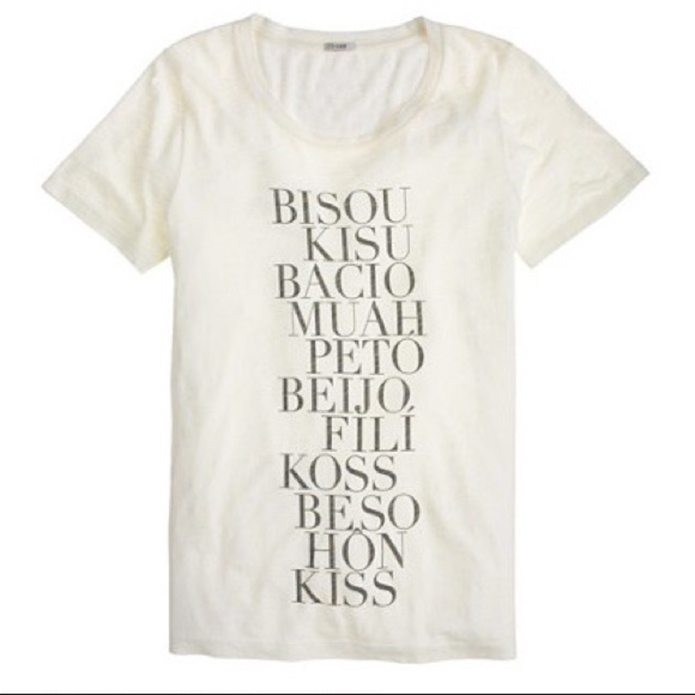 J. Crew Bisou T-shirt